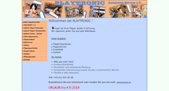 Desktop Screenshot of playtronic.at