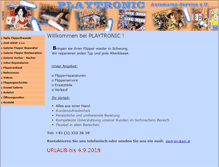 Tablet Screenshot of playtronic.at
